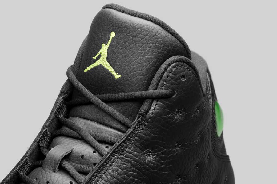 Jordan 13 hot sale black altitude green