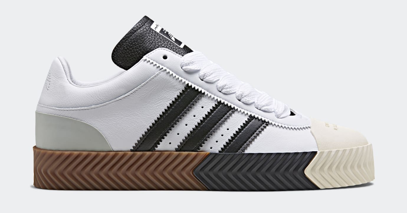 Alexander Wang x Adidas AW Skate Super &#x27;White&#x27; (Lateral)