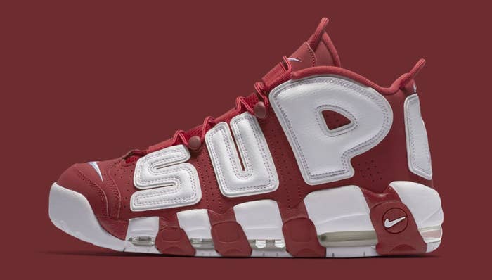 Our Latest Look At All Three Colorways Of The Supreme x Nike Air More  Uptempo •
