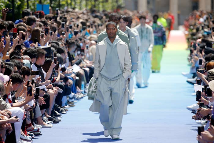 Kid Cudi in Louis Vuitton show