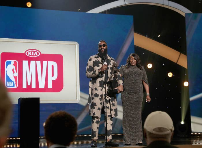 James Harden MVP 2018 NBA Awards Getty
