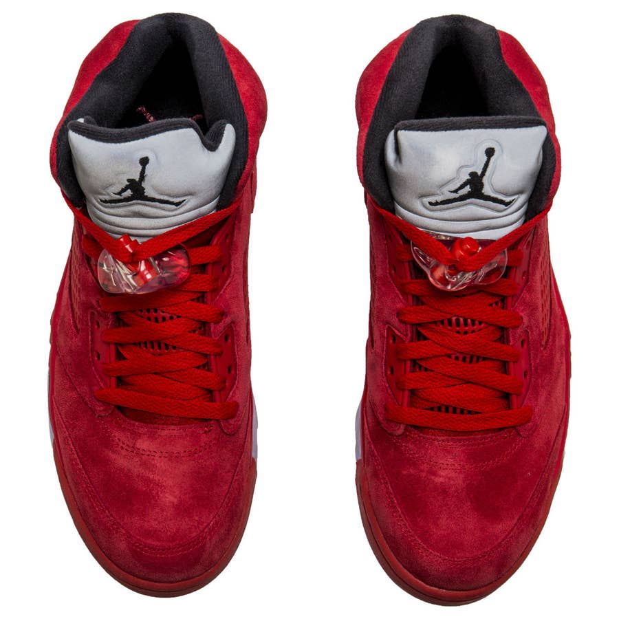 The Red Suede Air Jordan 5 Retro Is Less Than a Month Away Complex