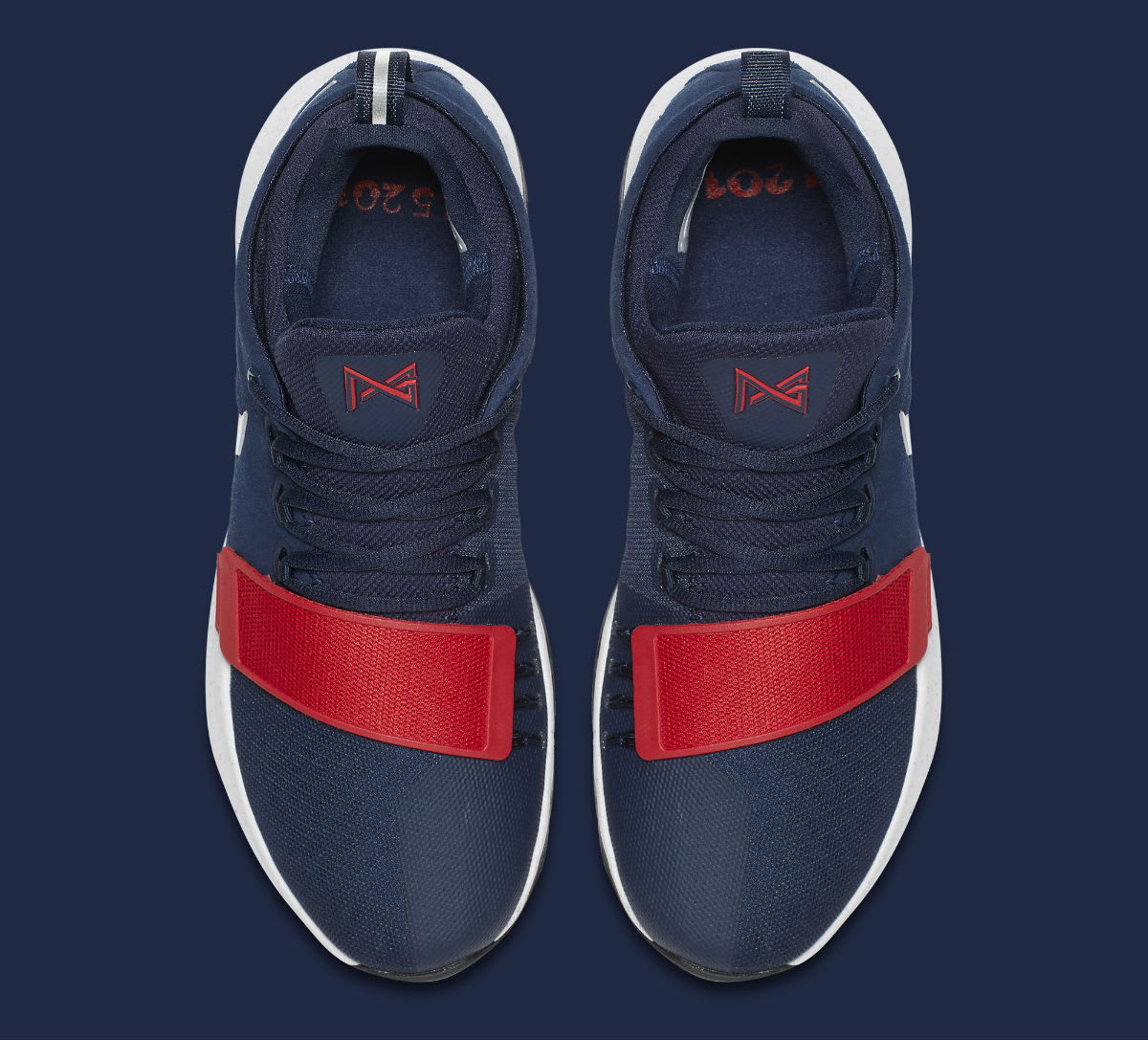 Nike PG1 1 Navy/Red-White Silver Release Date Top