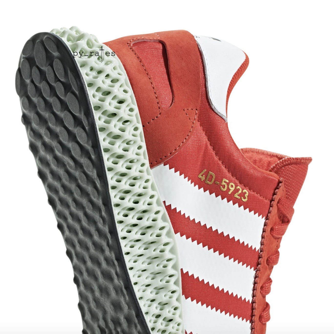 Adidas 4D-5923 &#x27;Red/White&#x27; (Heel)