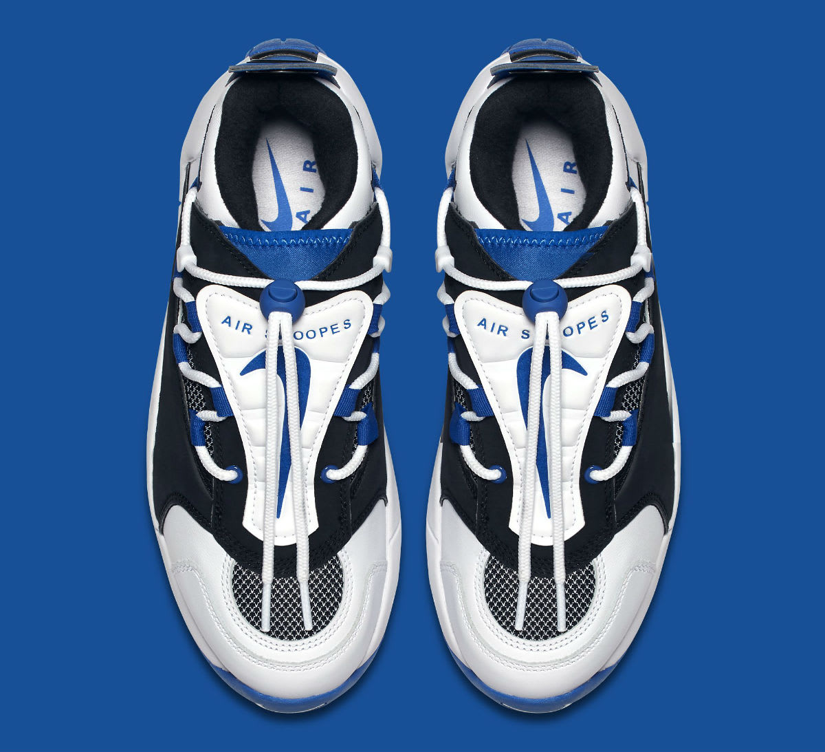 Nike Air Swoopes 2 II White Blue Release Date 917592-101 Top
