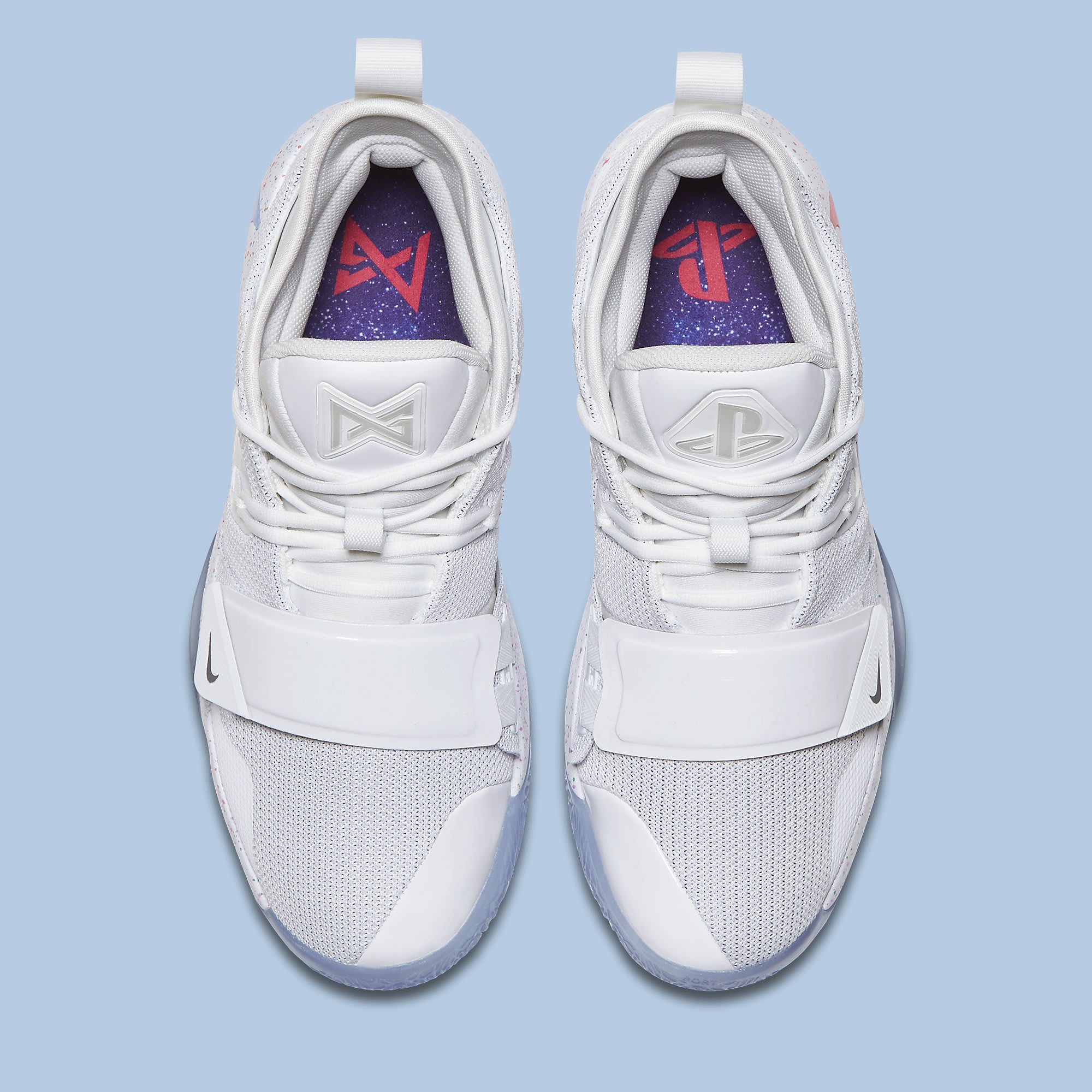 Paul George's Nike Sneakers Light Up With PlayStation-Themed Colorway