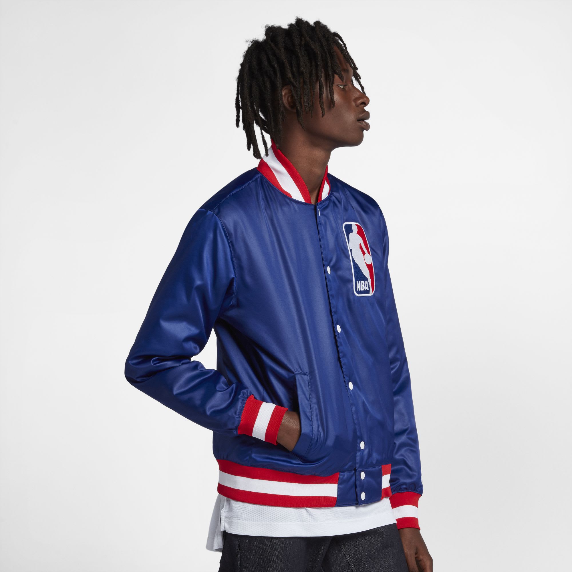 NBA x Nike SB Bomber Jacket (Blue)