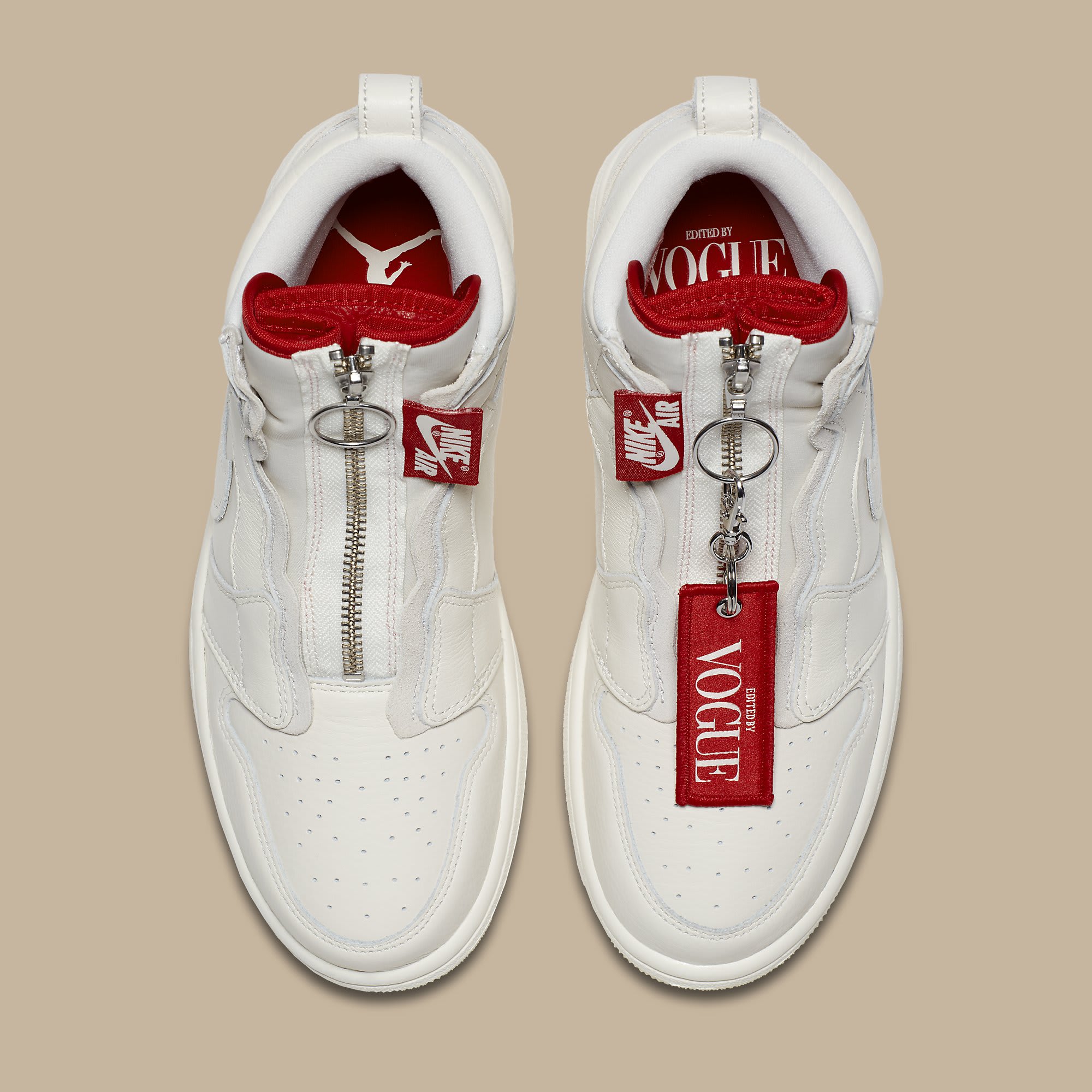 Closer Look at the 'Vogue' x Air Jordan 1 High Zip 'AWOK' | Complex