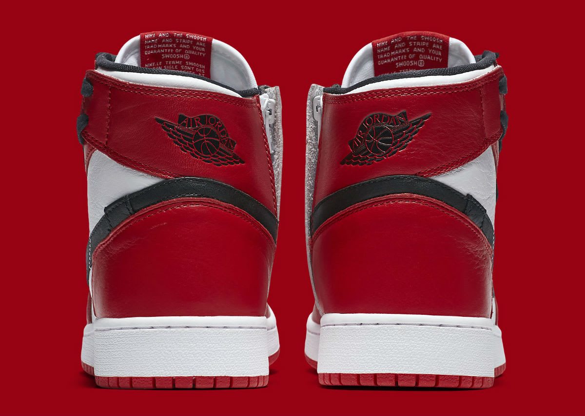 Air Jordan 1 I Rebel XX Chicago Release Date AT4151-100 Heel