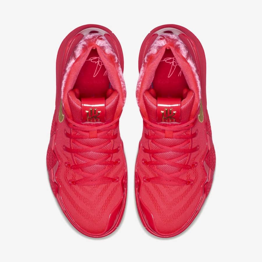 Kyrie 4 best sale red carpet kids