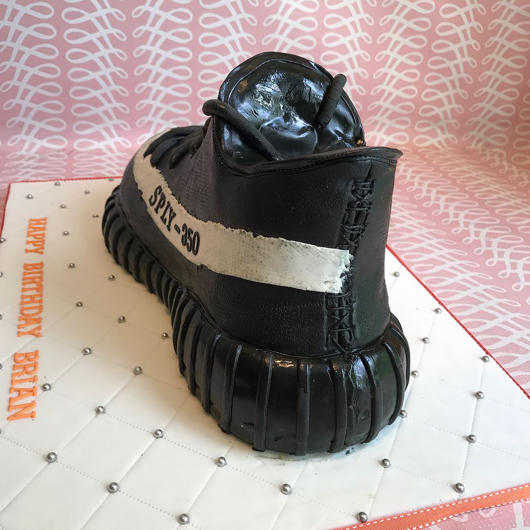 Square 18th birthday cake with 3D Adidas Originals Sneaker… | Flickr
