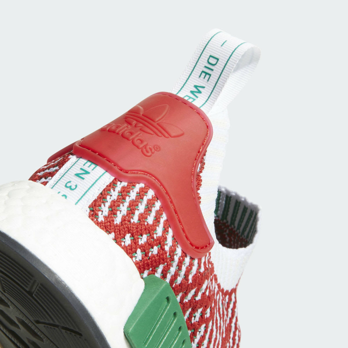 Adidas NMD R1 STLT Christmas Release Date D96820 Heel