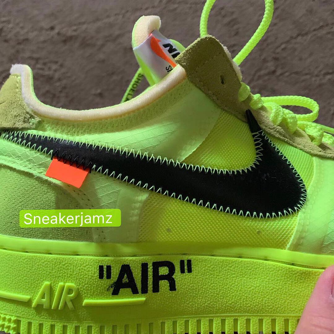 Virgil Gives Us a 'Volt' Off-White x Nike Air Force 1 Low - Sneaker Freaker
