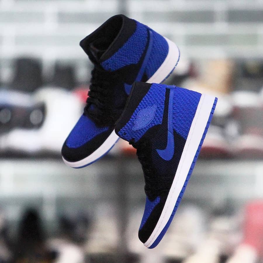 A Look at the 'Royal' Air Jordan 1 Flyknit From Every Angle | Complex