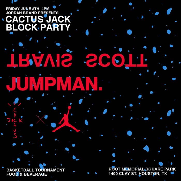 Travis Scott x Jordan Brand Block Party