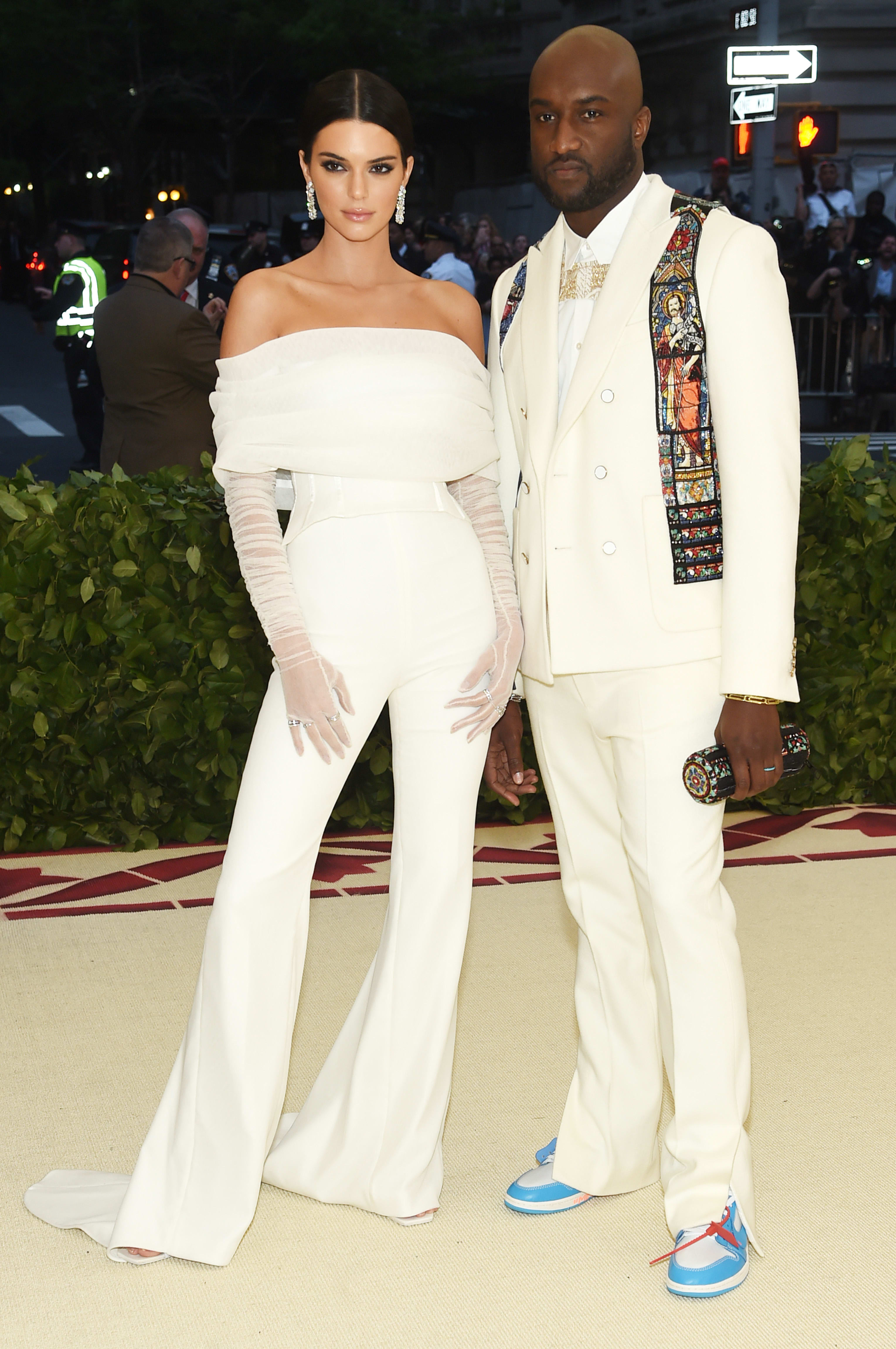 Kendall Jenner and Virgil Abloh at the Met Gala