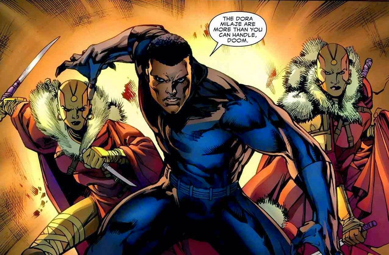 Black Panther and the Dora Milaje