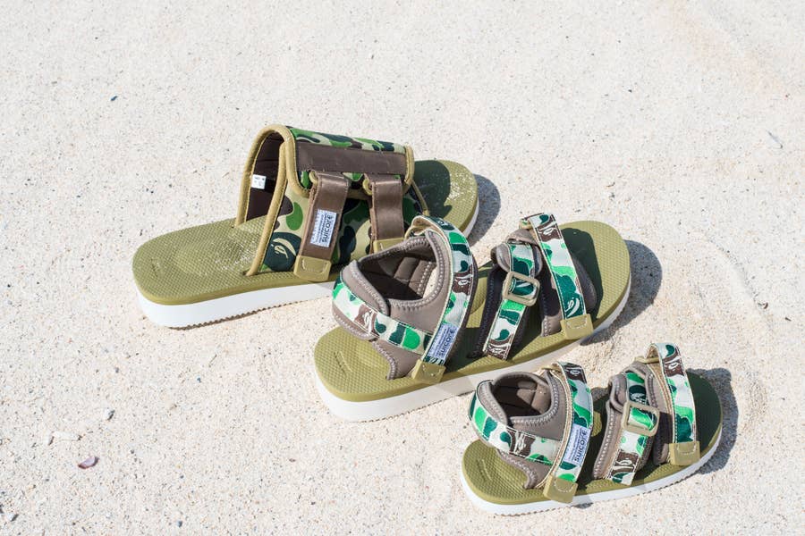 Bape deals suicoke sandals