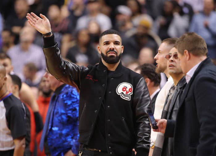 Drake Raptors Warriors Nov 2018