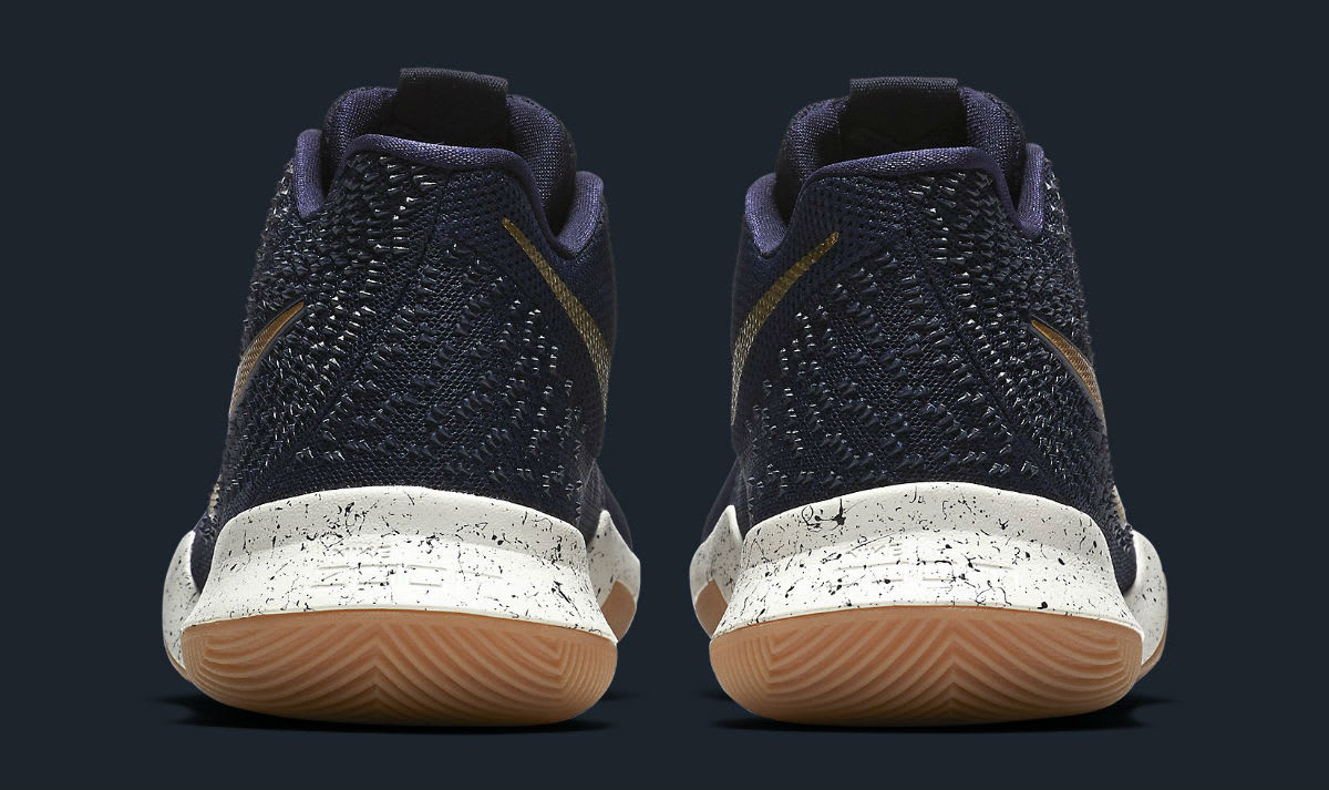 Nike Kyrie 3 Obsidian Release Date Heel 852396-400