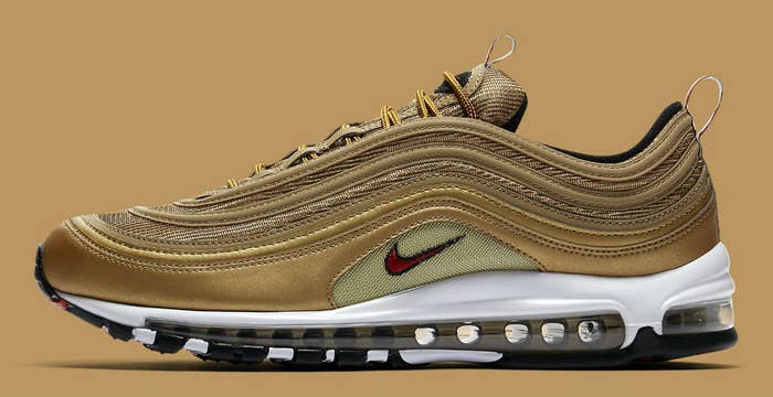 Nike Air Max 97 Italy Flag Gold Release Date AJ8056-700 Profile
