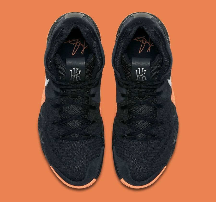 Kyrie 4 orange shop and black
