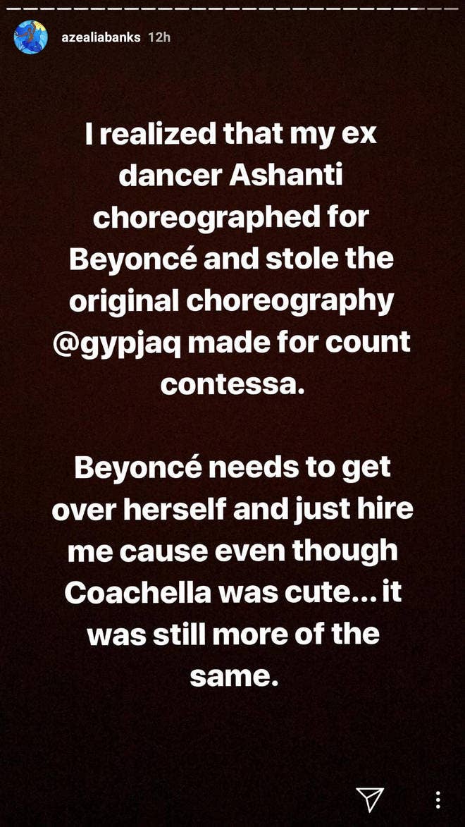 Azealia Banks Criticizes Beyoncé