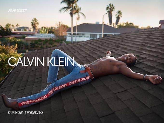 ASAP Rocky Stars in the Spring 2019 Calvin Klein Jeans + Underwear Campaign