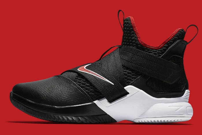Nike LeBron Soldier 12 Bred Release Date AO4053-001 Profile