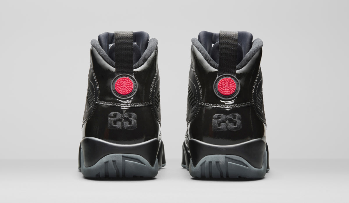 Air Jordan 9 Retro Black Red Patent 792454
