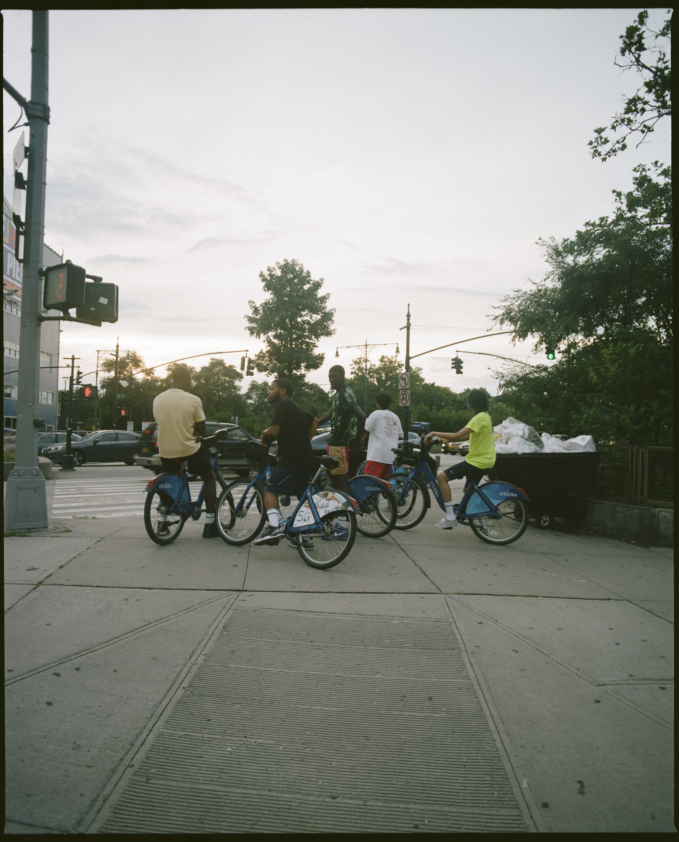 Sheck Wes and his friends riding Citi Bikes to Playboi Carti&#x27;s show