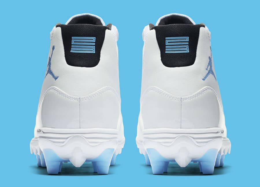 Jordan 11 columbia cleats 2025