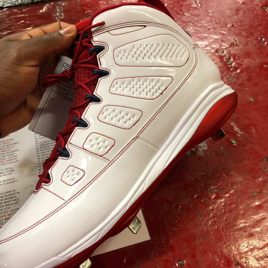 Dexter Fowler Air Jordan 9 White PE