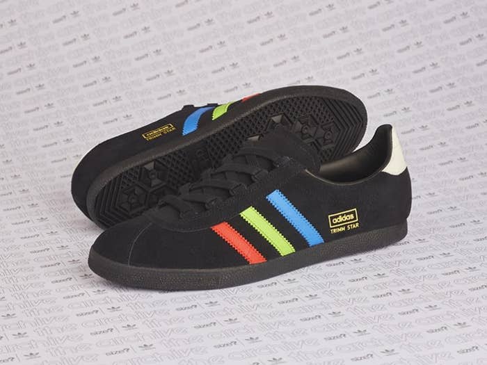 Size? x Adidas Trimm Star VHS Release Date Side