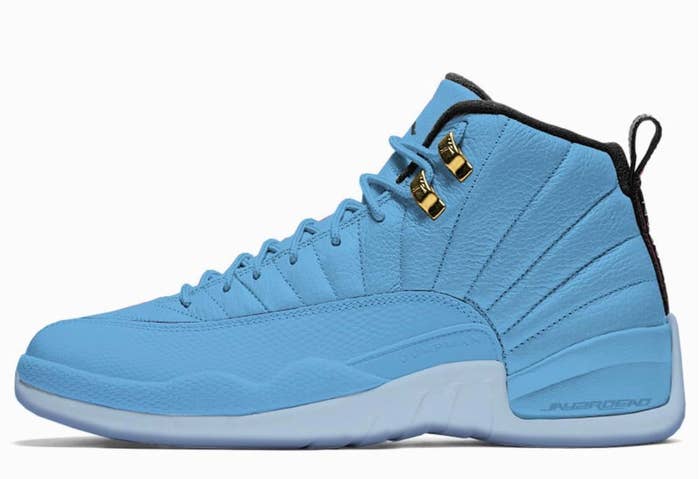 Air Jordan 12 University Blue/Metallic Gold-Black 130690-430