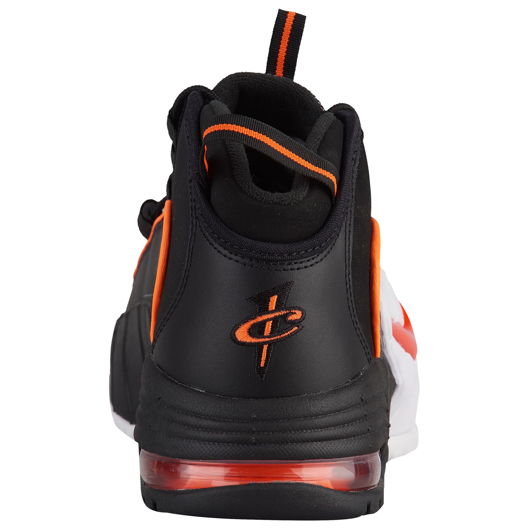 Nike Air Max Penny 1 Black Total Orange White Release Date 685153-002 Heel
