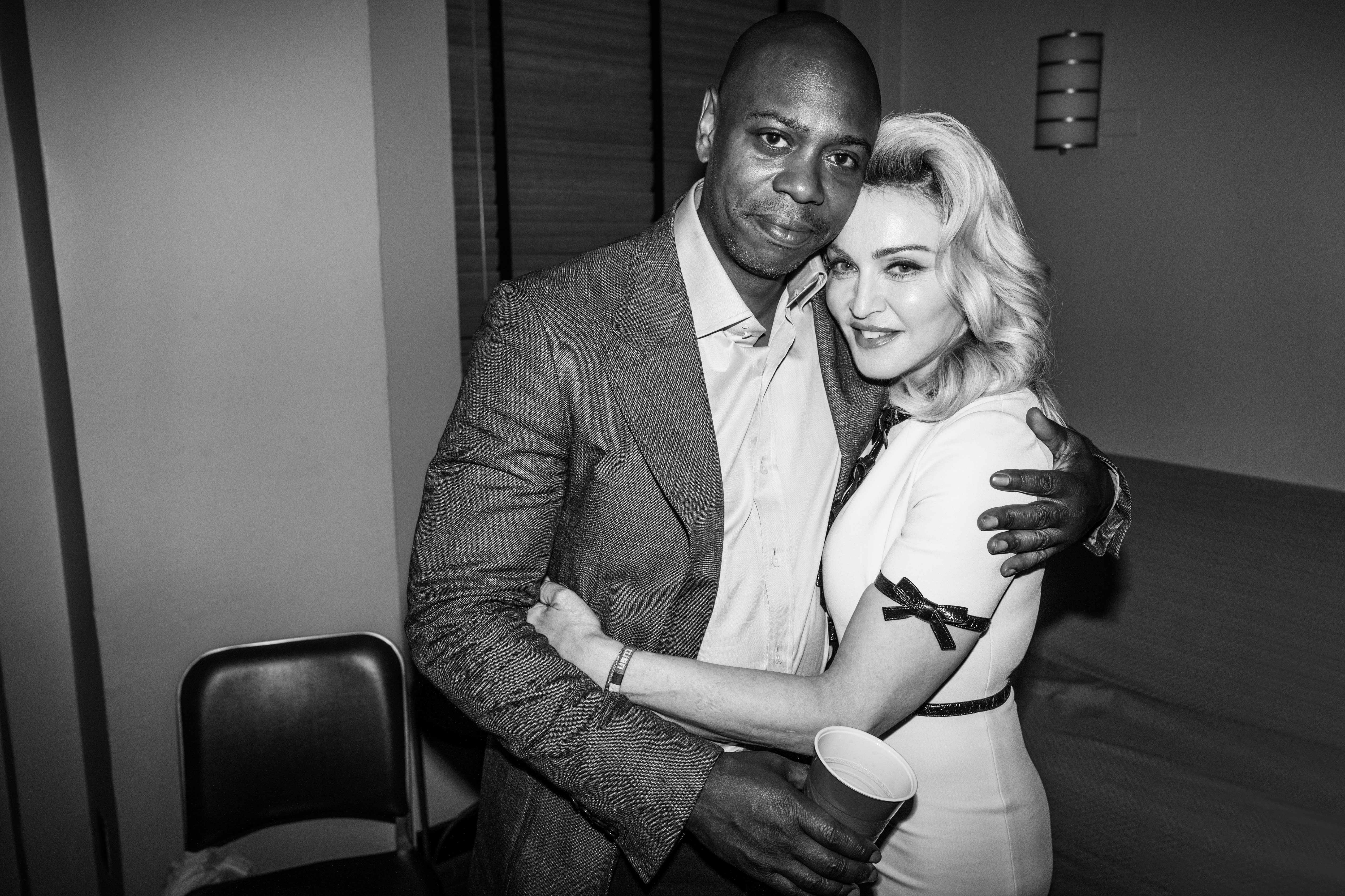 Dave Chappelle and Madonna at Radio City Music Hall