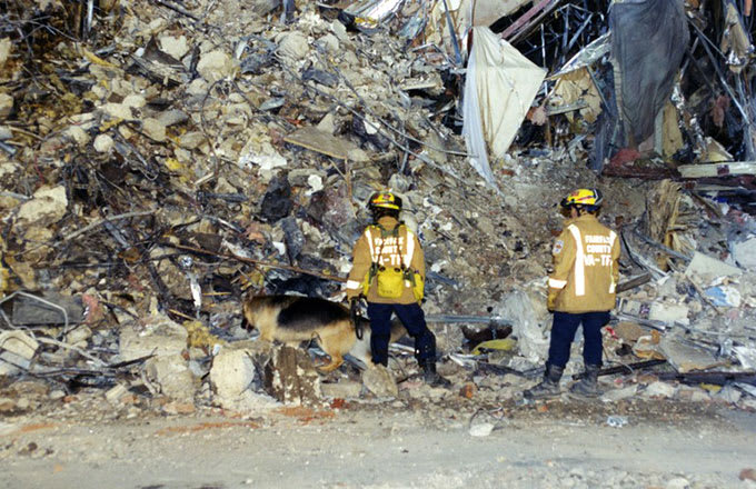 EMS crew at pentagon on 9/11