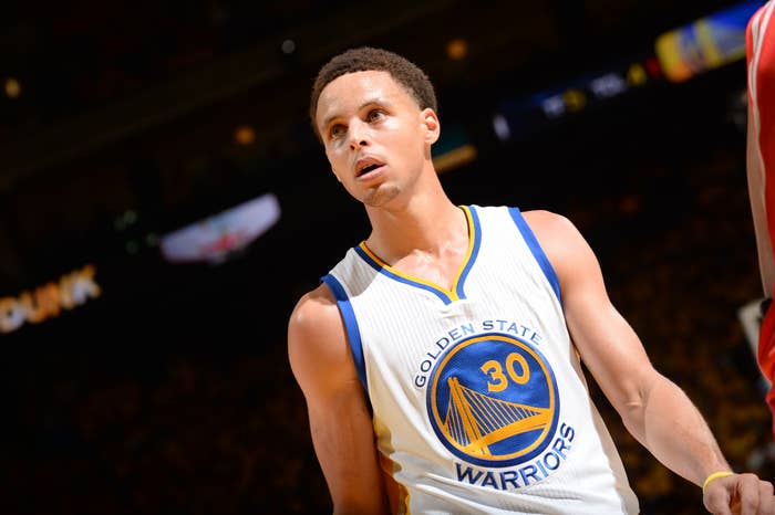 Steph Curry during the 2015 NBA Finals.