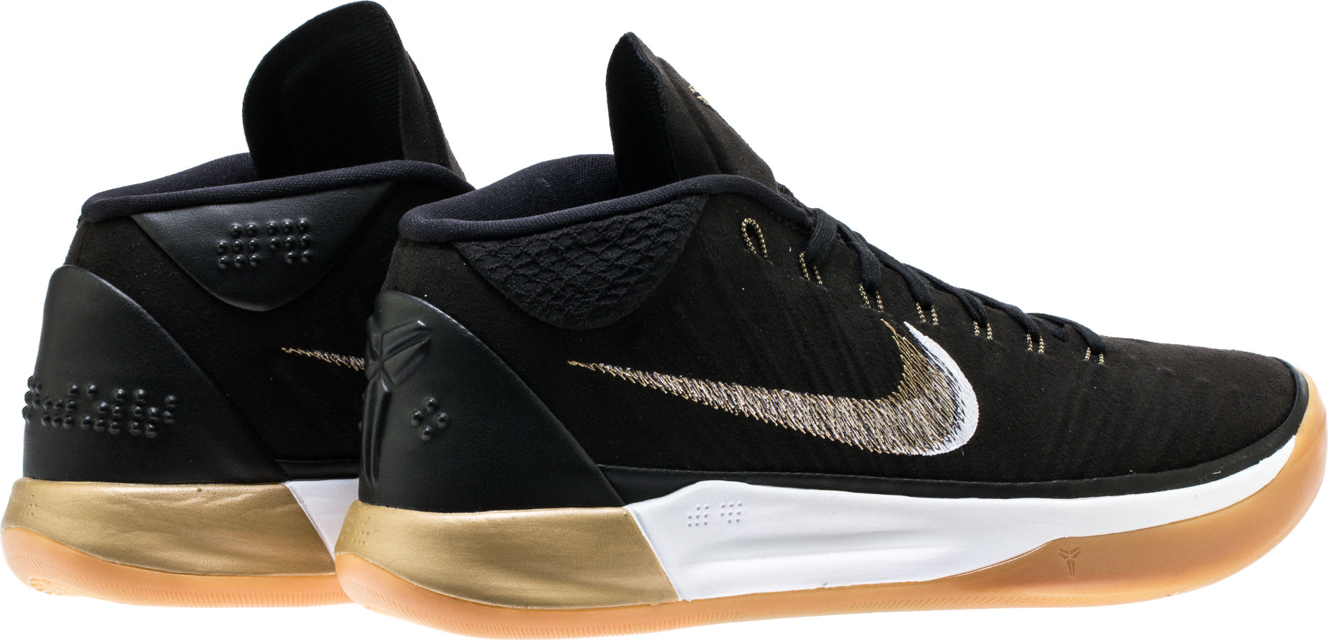 Nike Kobe A.D. Mid Black/Gold Release Date 922482-009 Heel