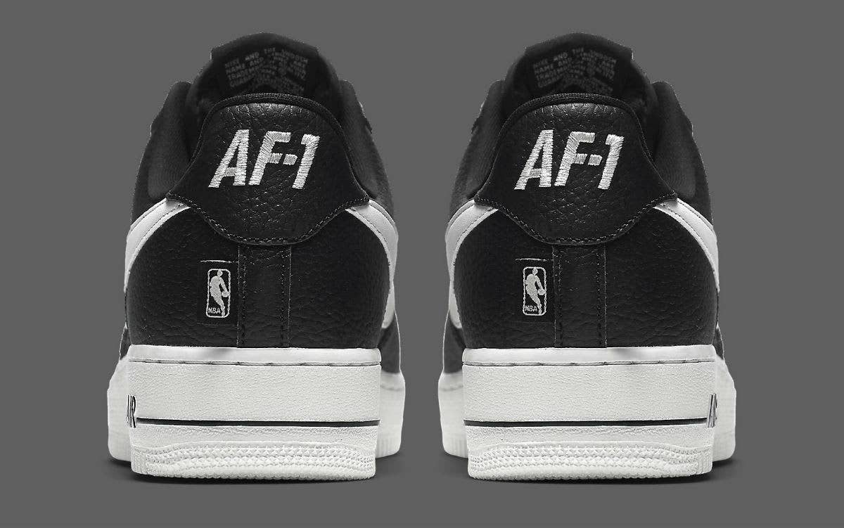 Nike AF-1 Low NBA 'White & Black' Release Date. Nike SNKRS