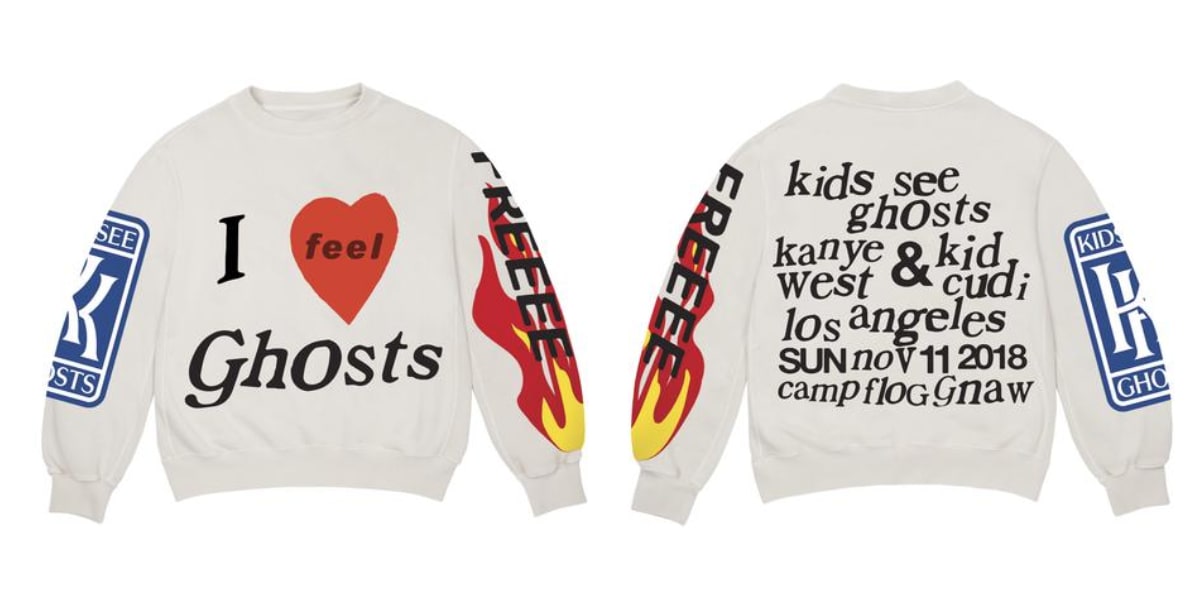 Kanye and Kid Cudi Drop Kids See Ghosts x Flog Gnaw Merch | Complex