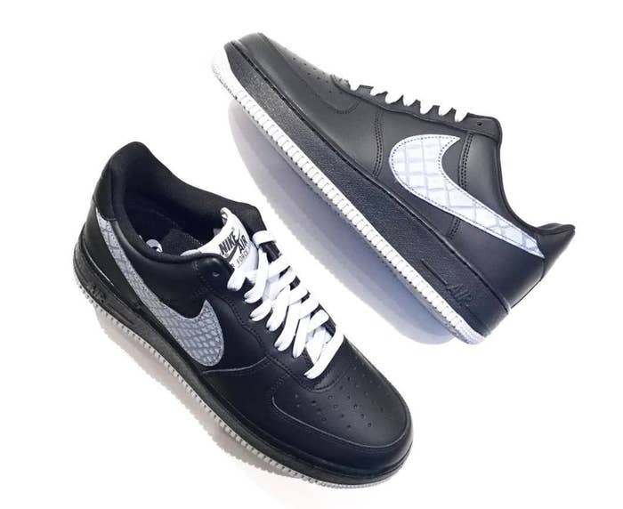 Nike Air Force 1 &#x27;07 LV8 Black/Sail 823511-012 (Pair)