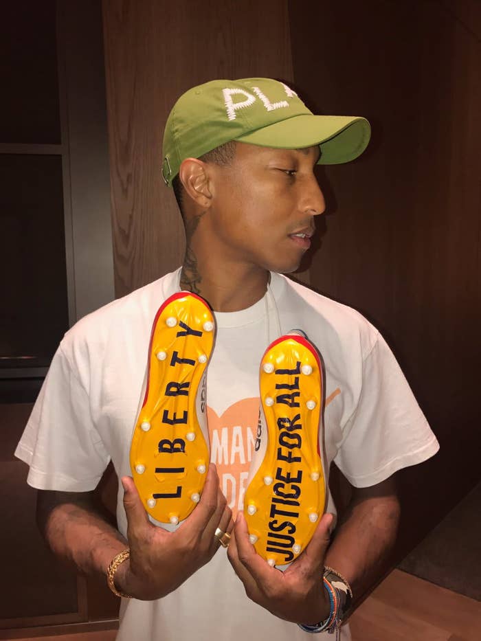Pharrell Liberty Justice Adidas Cleats (1)