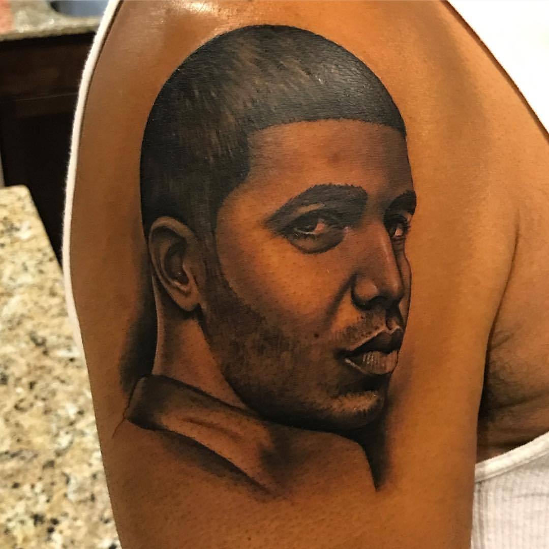 Drake is the ultimate fan boy as he gets a new tattoo of Sade's face |  Metro News