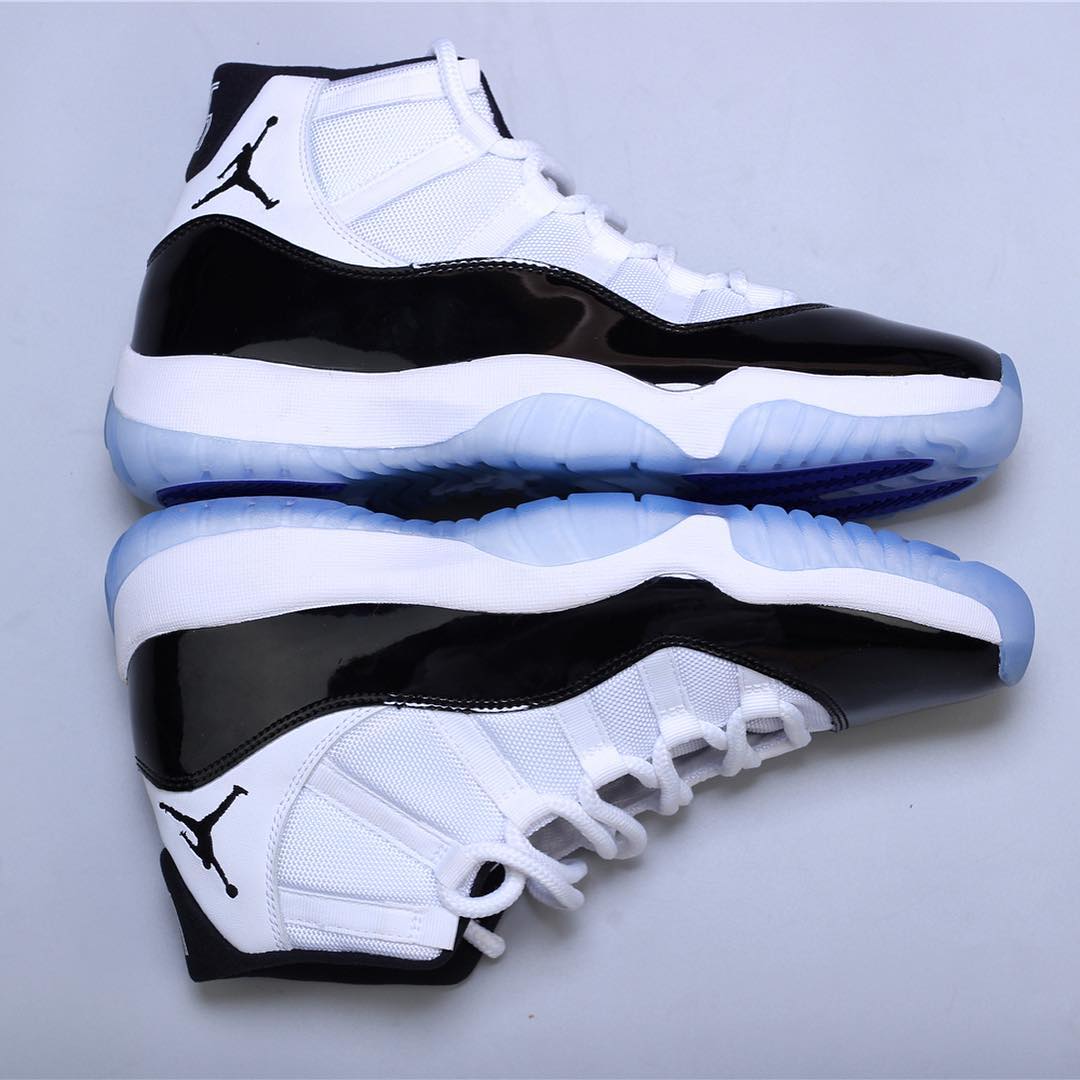 Air Jordan 11 XI Concord 2018 Release Date 378037-100 Side by Side