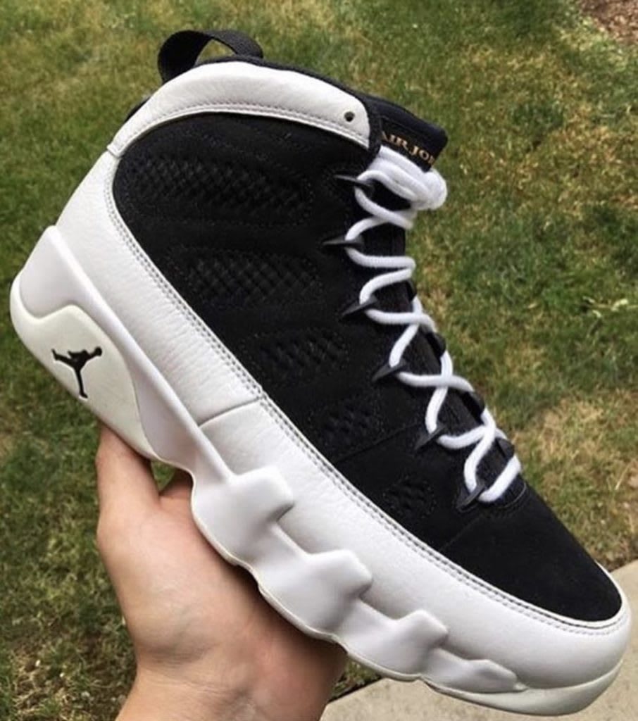 Air Jordan 9 IX Black Summit White Gold 2018 Release Date Side 302370-021