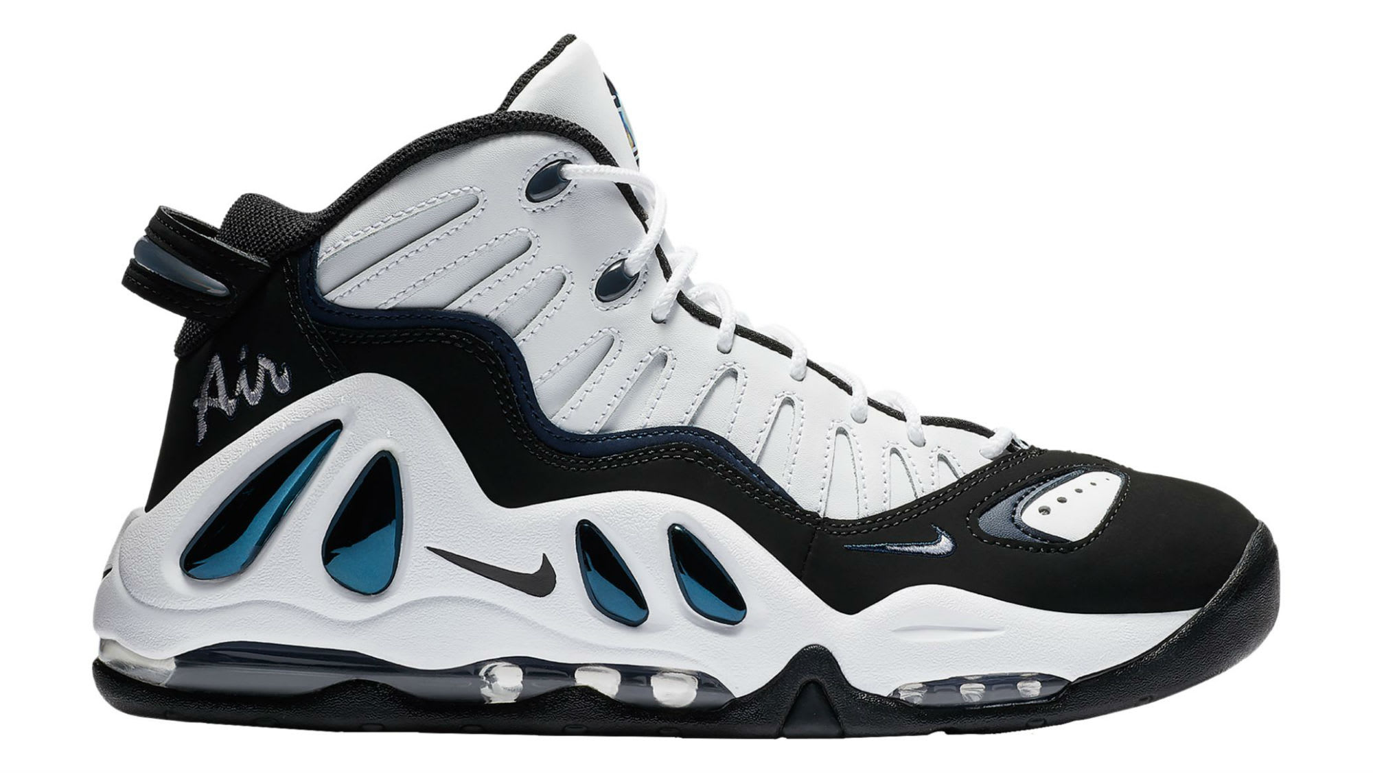 Nike Air Max Uptempo 97 White Black College Navy Release Date 399207-101