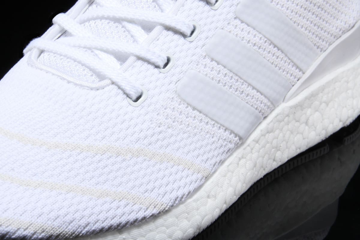 Adidas Busenitz Pure Boost Triple White Detail