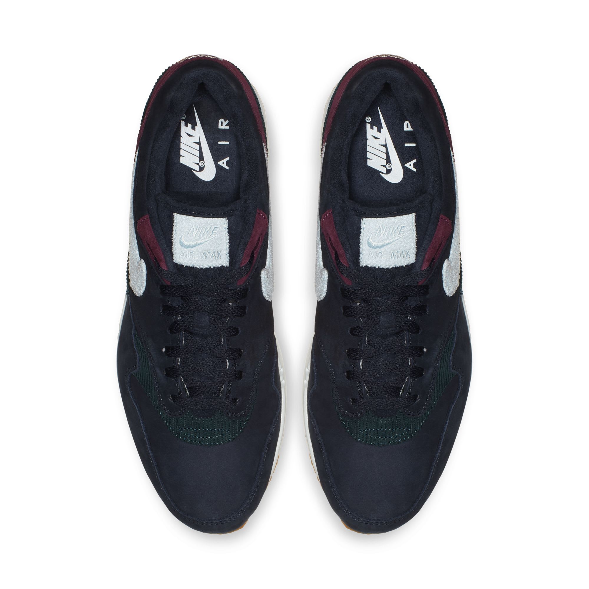 Nike Air Max 1 &#x27;Dark Obsidian/Cobalt Tint-Ocean Bliss&#x27; (Top)